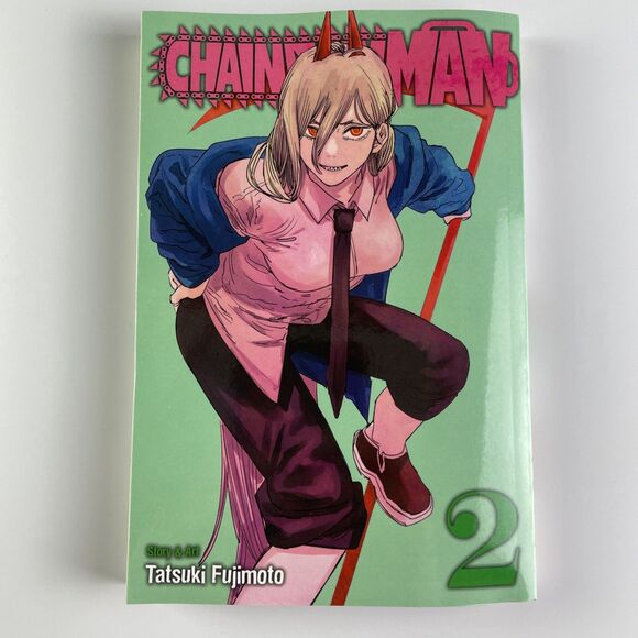 Chainsaw Man Manga Volumes 1-2 Tatsuki Fujimoto English Vol 1, 2 Action Horror - Picture 5 of 11